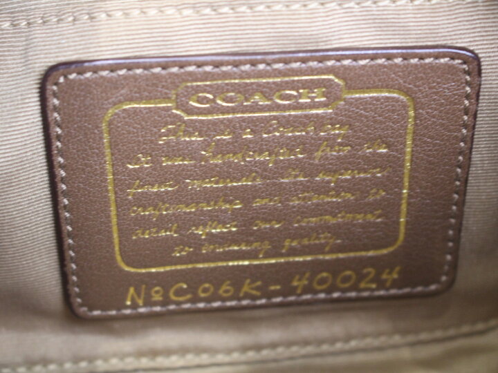 楽天市場】COACH コーチ シグネチャーポーチ C06K-40024 ハンドル 