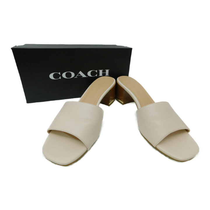 楽天市場】【箱アリ】COACH コーチ マギーサンダル C2919 サイズ8 約  