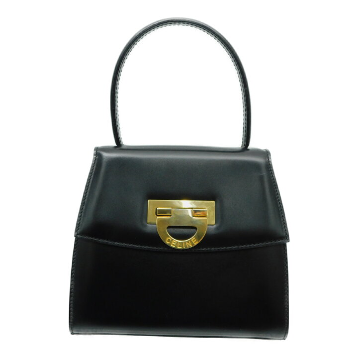 楽天市場】CELINE セリーヌ 2WAYショルダーバッグ ブラックカーフ ミニ  