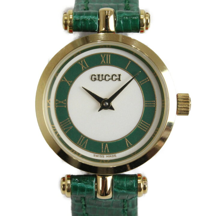 楽天市場】GUCCI グッチ GQ2050 クオーツ シェリーライン 革ベルト  