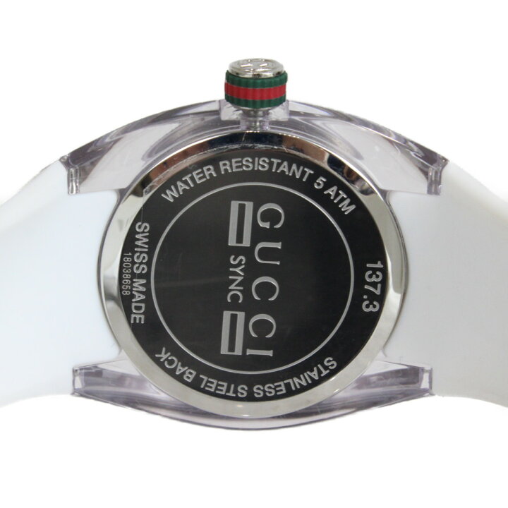 楽天市場】【電池交換済み】GUCCI グッチ シンク YA137302 クオーツ 