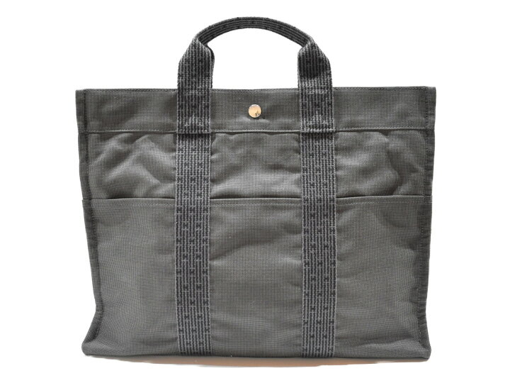 楽天市場】【☆中古品】HERMES エルメスエールライン・トート グレー系  