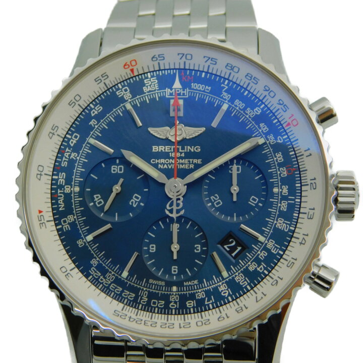 楽天市場】【世界500本限定】BREITLING ブライトリング ナビタイマー01  