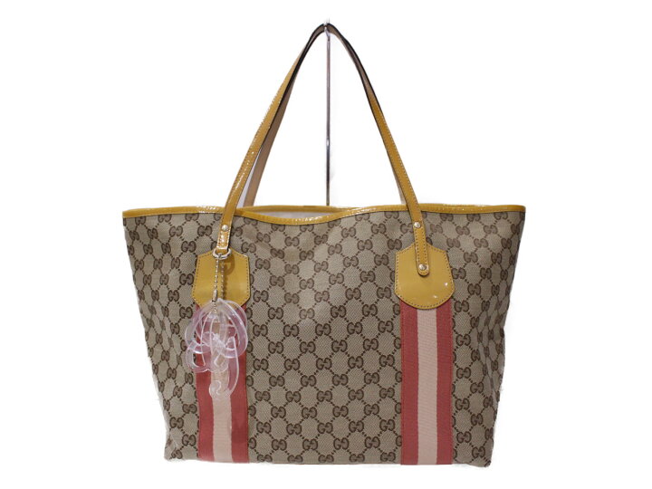 楽天市場】【布袋あり】GUCCI グッチ トートバッグ 211971 シェリー 