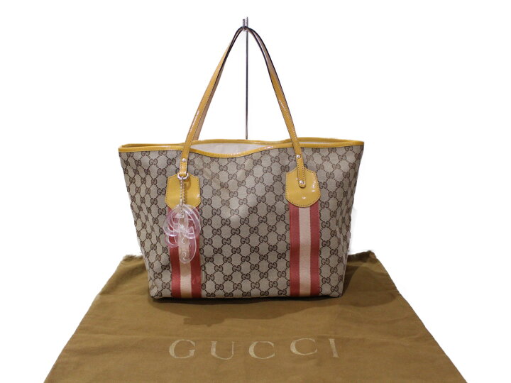 楽天市場】【布袋あり】GUCCI グッチ トートバッグ 211971 シェリー  