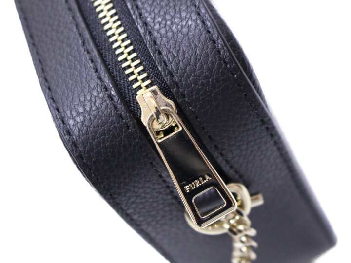 楽天市場】FURLA ショルダーバッグ 924647 レザー ブラック ゴールド 