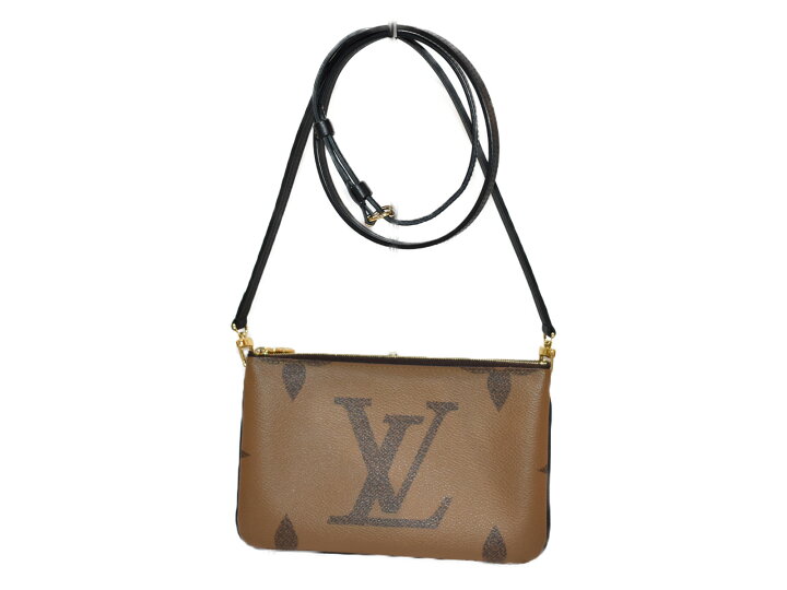 楽天市場】【おしゃれ☆中古品】 LOUIS VUITTONポシェットドゥーブル 