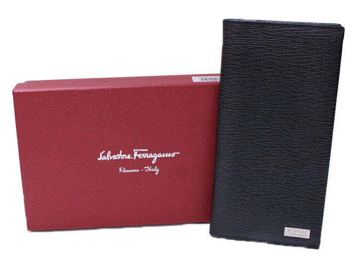 楽天市場】Salvatore Ferragamo サルヴァトーレフェラガモ 二つ折り長  