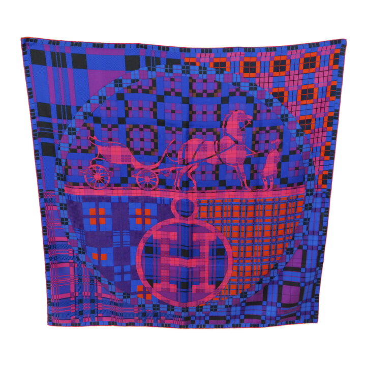 楽天市場】HERMES エルメス カレ90 EX LIBRIS A CARREAUX エクス 