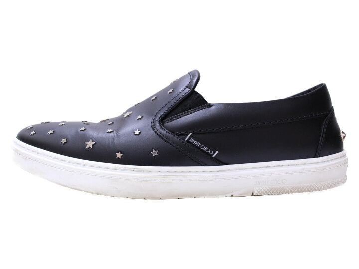 楽天市場】【箱・布袋あり】JIMMY CHOO スニーカー レザー×ラバー 