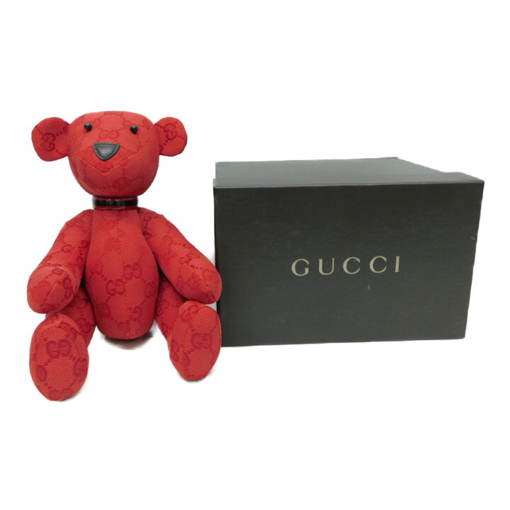 楽天市場】【箱あり】GUCCI グッチ グッチベアー レッド系 ぬいぐるみ 