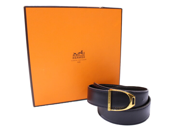 楽天市場】【箱あり】HERMES エルメス リバーシブルベルト レザー  