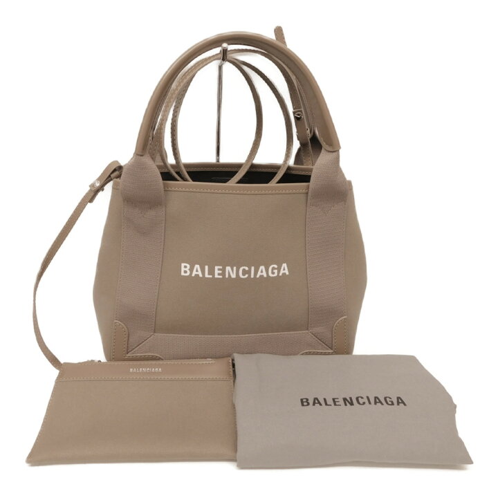 楽天市場】【布袋・ポーチ付き】BALENCIAGA バレンシアガ NAVYカバスXS 