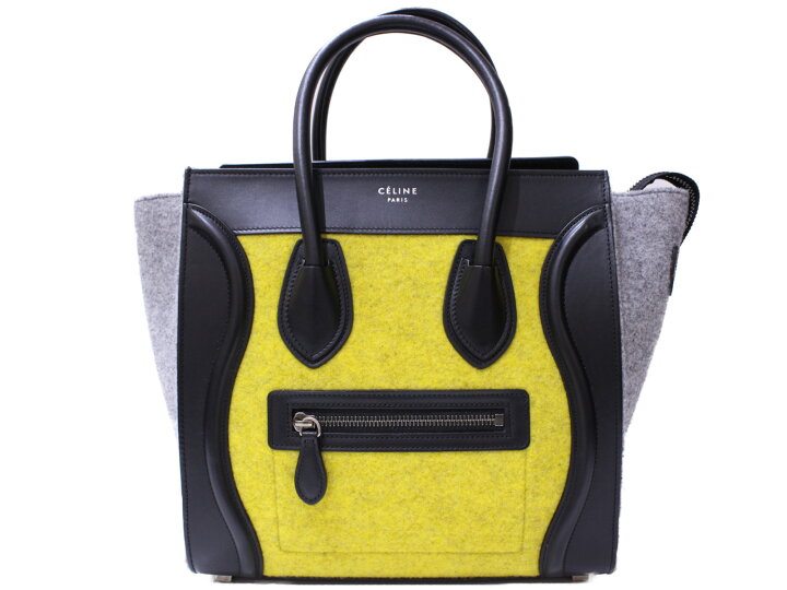 楽天市場】【布袋あり】CELINE セリーヌ ラゲージマイクロショッパー  