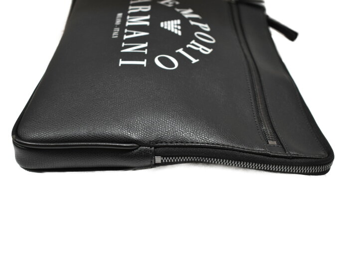 楽天市場 おしゃれ エンポリオ アルマーニクラッチバッグ ブラック レザー シンプル クラッチバッグ おしゃれ メンズ 中古 松山久万ノ台店 かんてい局松前ｒ５６号店