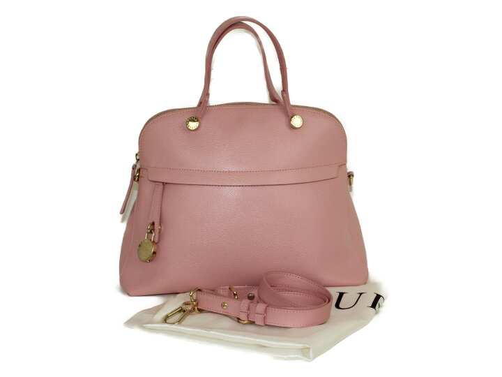 楽天市場】FURLA フルラ パイパー 2wayハンドバッグ ピンク系 ゴールド 