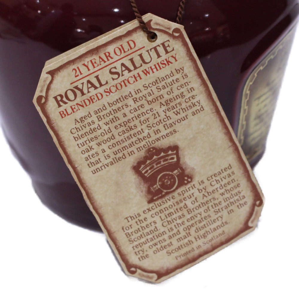楽天市場】【未開栓】ROYAL SALUTE ロイヤルサルート21年 陶器ボトル