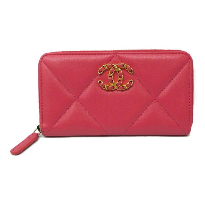 楽天市場】【箱/布袋アリ☆】CHANEL シャネル ラウンドファスナー 