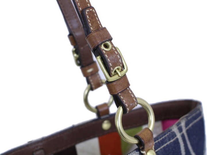 楽天市場】COACH コーチ トートバッグ シグネチャーストライプデニム 