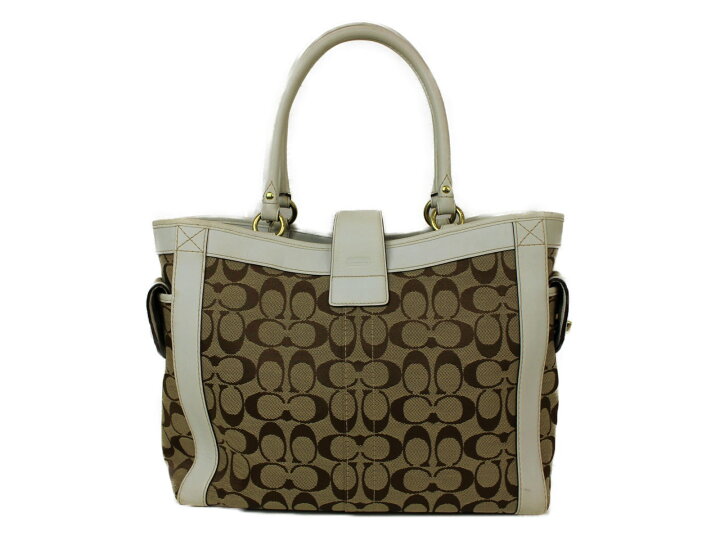 楽天市場】COACH コーチ シグネチャートートバッグ 5624 ベージュ 