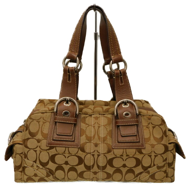 楽天市場】【布袋有り】COACH コーチ ソーホーシグネチャーサッチェル 
