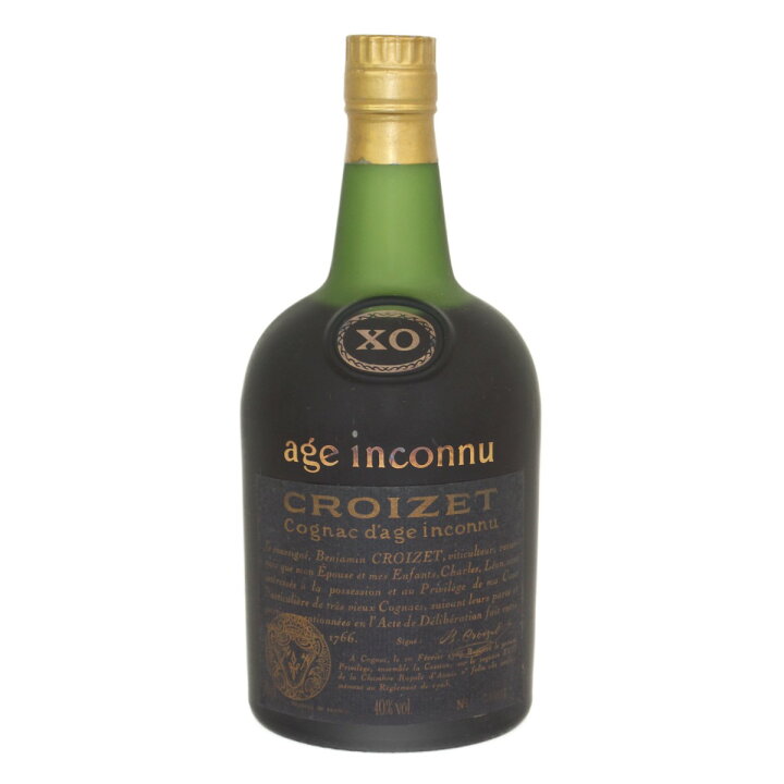 楽天市場】【箱あり】【未開封】CROIZET age inconnu XO COGNAC 
