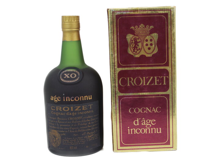 楽天市場】【箱あり】【未開封】CROIZET age inconnu XO COGNAC 
