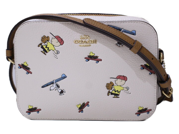 楽天市場】COACH コーチ スヌーピープリント ショルダーバッグ カメラ  