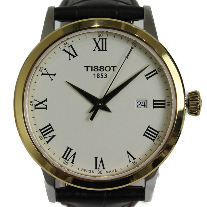 楽天市場】【未使用】TISSOT ティソ クラシック ドリーム T129.410.26  