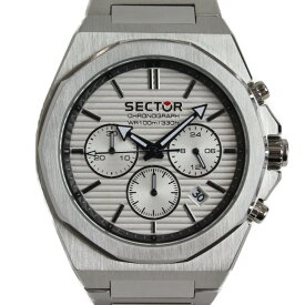 SECTOR　セクター　960　クロノグラフ　R3273628004　クオーツ　デイト　SS　ホワイト　メンズ　腕時計【中古】松前R56店