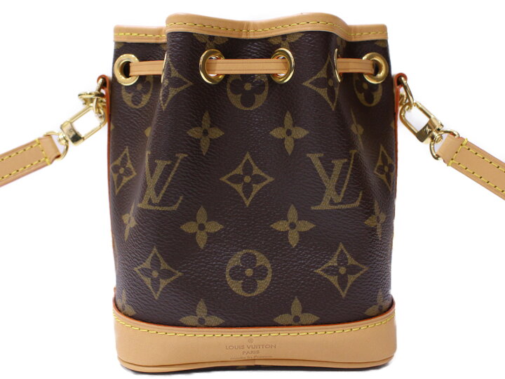 楽天市場】【箱・布袋あり】LOUIS VUITTON ナノノエ M81266 モノグラム 