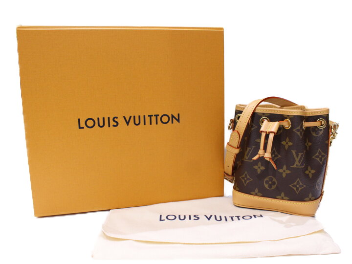 楽天市場】【箱・布袋あり】LOUIS VUITTON ナノノエ M81266 モノグラム 