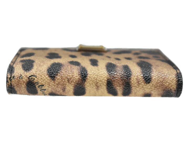 楽天市場】DOLCE＆GABBANAレオパードカードケース ブラウン系×ブラック 