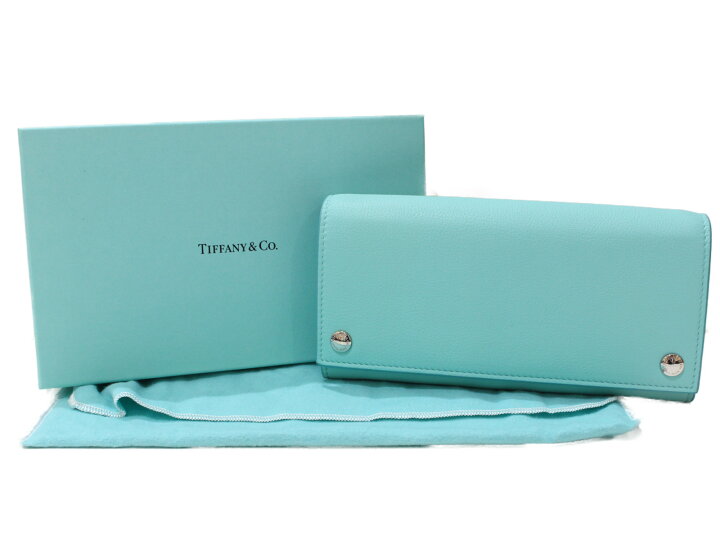 楽天市場】【箱・布袋あり】TIFFANY＆Co. トラベルウォレット レザー 