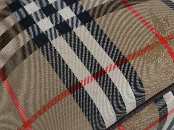 楽天市場】BURBERRY バーバリー 巾着ショルダーバッグ ノバチェック 