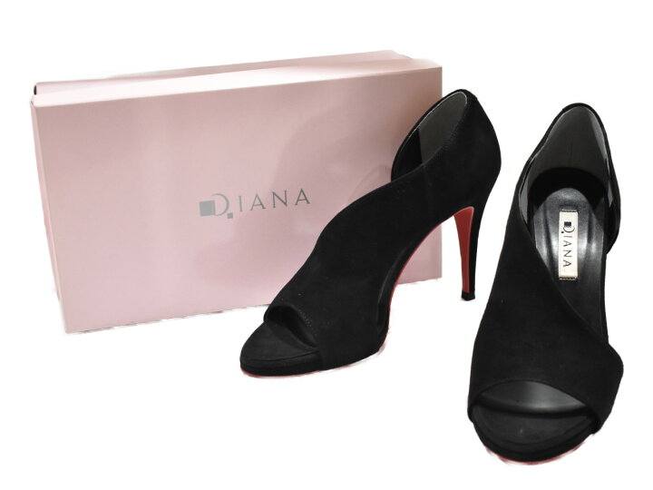 楽天市場】【箱あり】DIANA ダイアナ パンプス スエード ブラック 