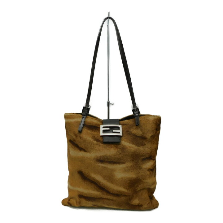 楽天市場】FENDI フェンディ トートバッグ ハラコ ブラウン系 オシャレ 