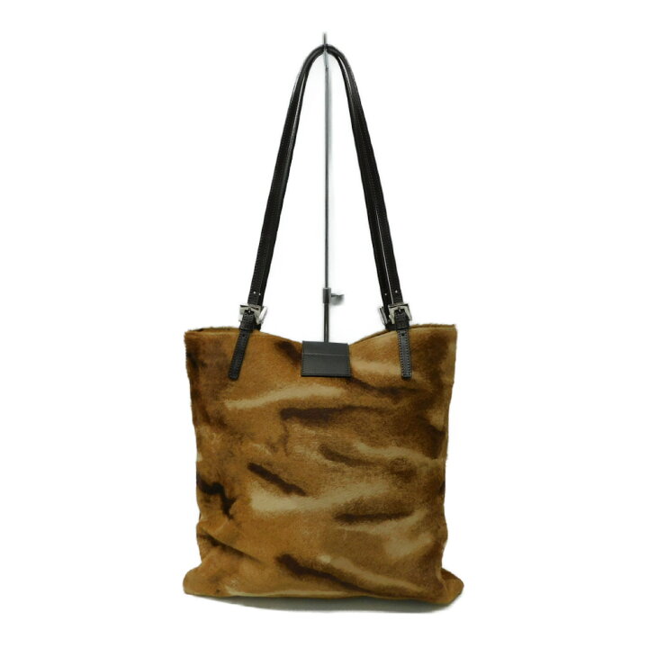 楽天市場】FENDI フェンディ トートバッグ ハラコ ブラウン系 オシャレ  