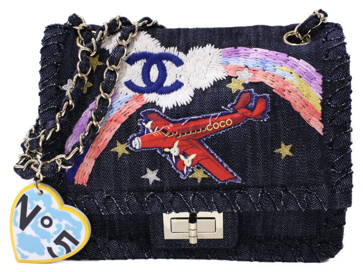 楽天市場】CHANEL シャネル チェーンショルダーバッグ 2.55 夜間飛行 