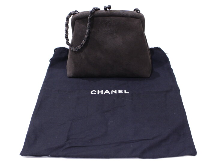 楽天市場】【布袋あり】CHANEL シャネル がま口チェーンバッグ ミニ 