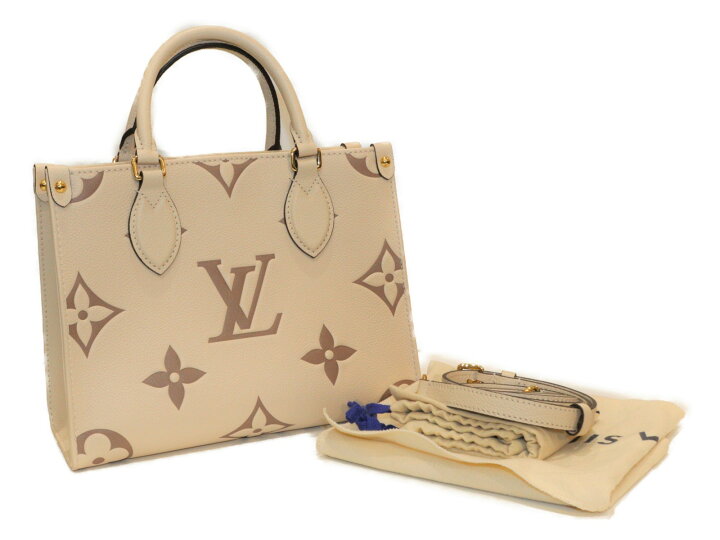 楽天市場】LOUIS VUITTON ルイヴィトン オンザゴーPM M45654 クレーム 