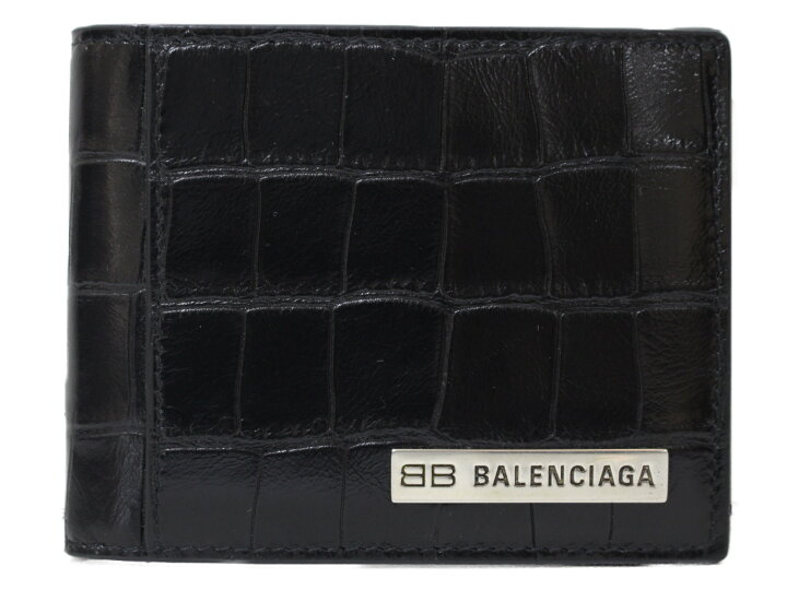 楽天市場】【箱・布袋あり】BALENCIAGA バレンシアガ プレートスクエア 