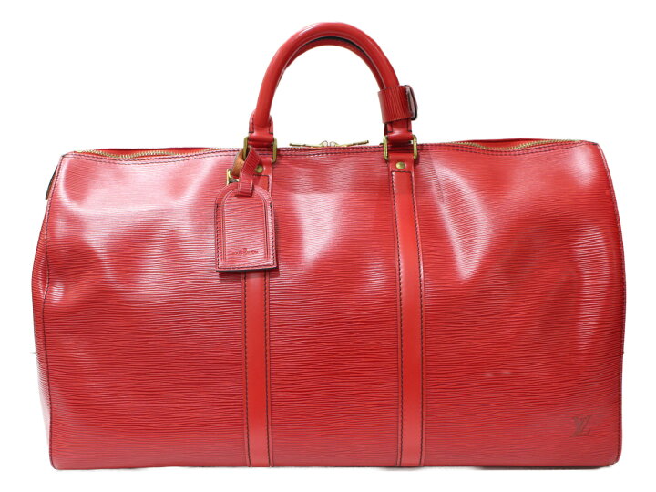 楽天市場】LOUIS VUITTON ルイヴィトン キーポル50 M42967 エピ レッド