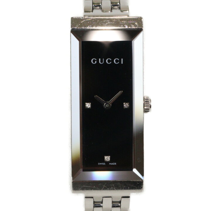 楽天市場】【BTC済み】GUCCI グッチ Gフレーム YA127504 クオーツ 3P  