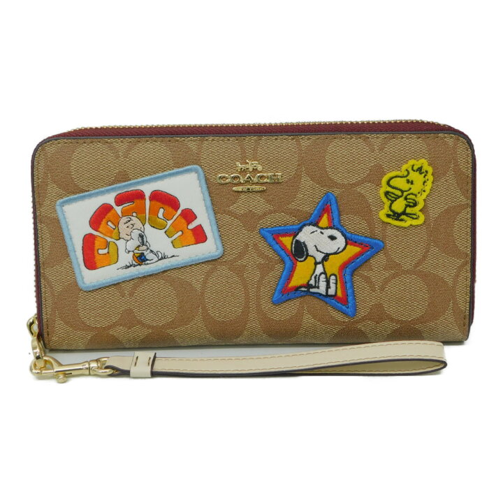 楽天市場】【スヌーピーコラボ☆】COACH コーチ 長財布 C4598 コラボ 