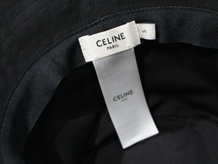 楽天市場】【箱あり】CELINE セリーヌ バケットハット ギャバジン 