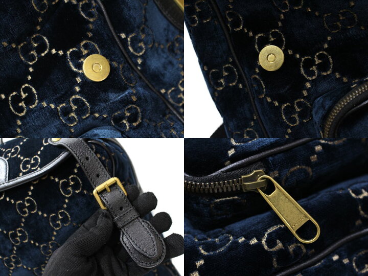 楽天市場】【布袋あり】GUCCI グッチ GGベルベット スモール バック 