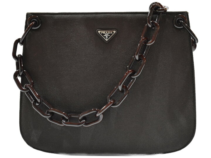 楽天市場】【ギャラあり】PRADA プラチェーンショルダーバッグ B6379 