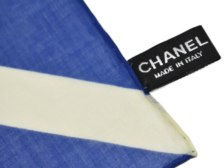 楽天市場】CHANEL ハンカチ 100％コットン マルチカラー スカーフ 