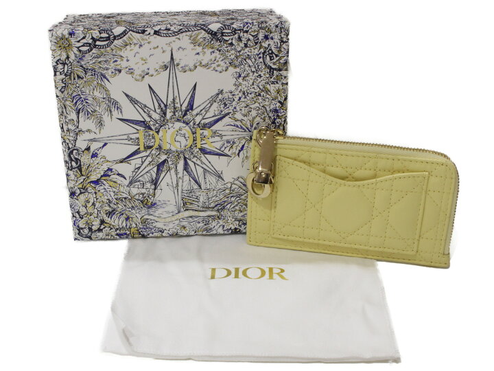 楽天市場】【箱・布袋あり】DIOR ディオール コンパクトジップカード 